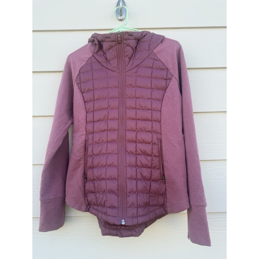 The North Face Endeavor Thermoball Quilted Hybrid Jacket Womens  Plum Size Small